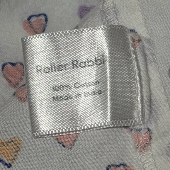 ROLLER RABBIT Women’s Disco Hearts Cotton Kimono Robe - OS - Picture 8 of 8